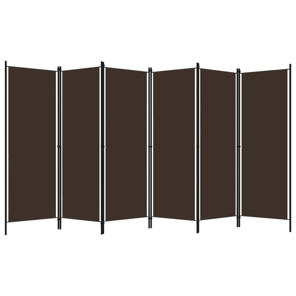 vidaXL 3/4/5/6x Panel Room Divider Folding Panel Rack Furniture Multi Colors