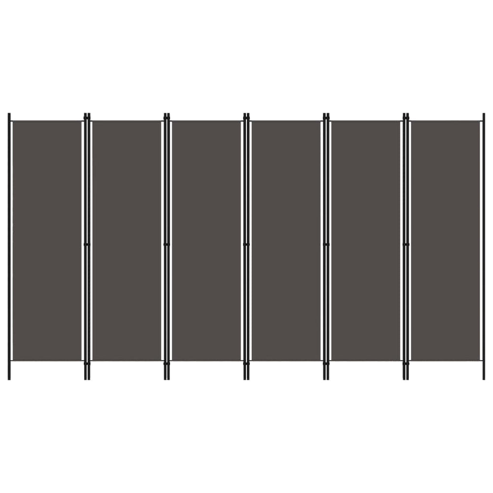 vidaXL 3/4/5/6x Panel Room Divider Folding Panel Rack Furniture Multi Colors