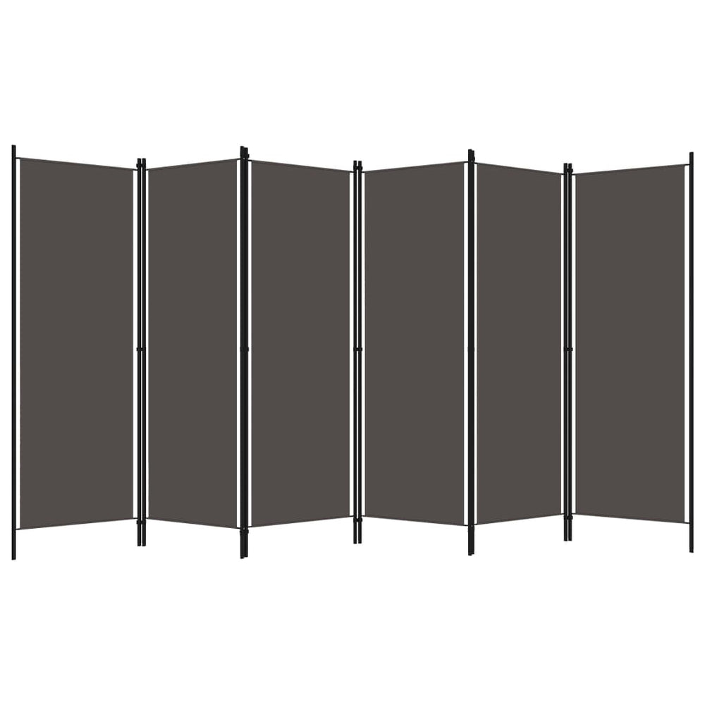 vidaXL 3/4/5/6x Panel Room Divider Folding Panel Rack Furniture Multi Colors