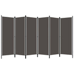vidaXL 3/4/5/6x Panel Room Divider Folding Panel Rack Furniture Multi Colors