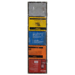 vidaXL Room Divider Multicolor 17.7"x6.7"x65.7" Iron