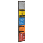 vidaXL Room Divider Multicolor 17.7"x6.7"x65.7" Iron