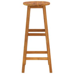 2/4/6x Solid Acacia Wood Bar Stool Outdoor Garden Bistro Chairs Stools.