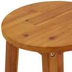 2/4/6x Solid Acacia Wood Bar Stool Outdoor Garden Bistro Chairs Stools.