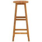 2/4/6x Solid Acacia Wood Bar Stool Outdoor Garden Bistro Chairs Stools.
