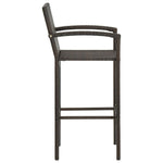 2/4x Bar Stool Poly Rattan Lounge Seating Counter Chairs Multi Colors.