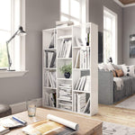 vidaXL Book Cabinet/Room Divider Chipboard Stand Highboard Room Multi Colors