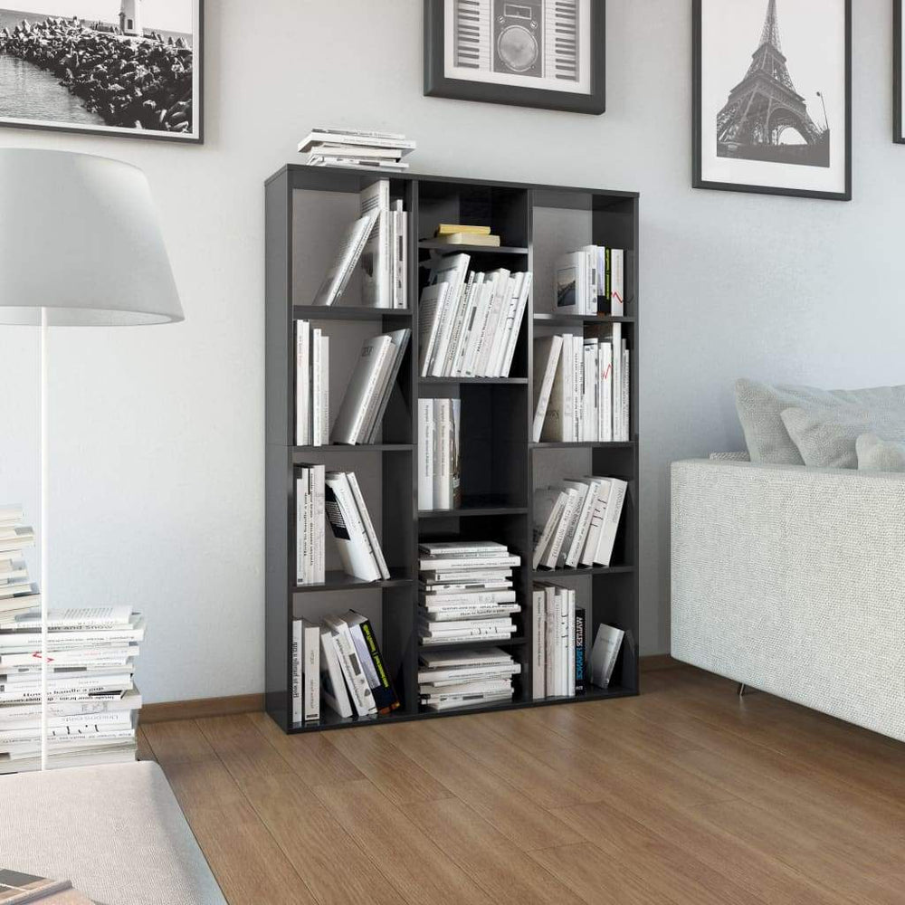 vidaXL Book Cabinet/Room Divider Chipboard Stand Highboard Room Multi Colors