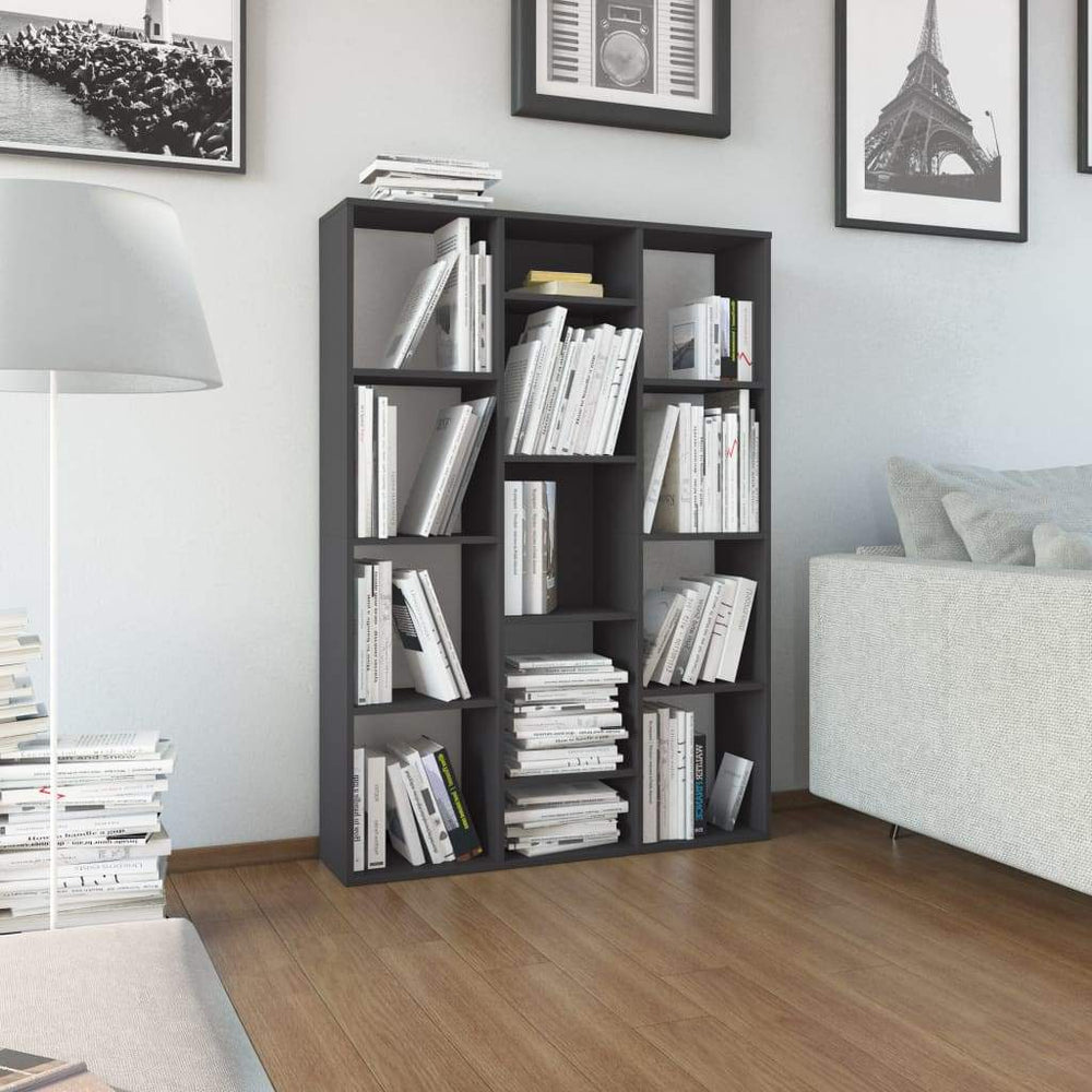 vidaXL Book Cabinet/Room Divider Chipboard Stand Highboard Room Multi Colors