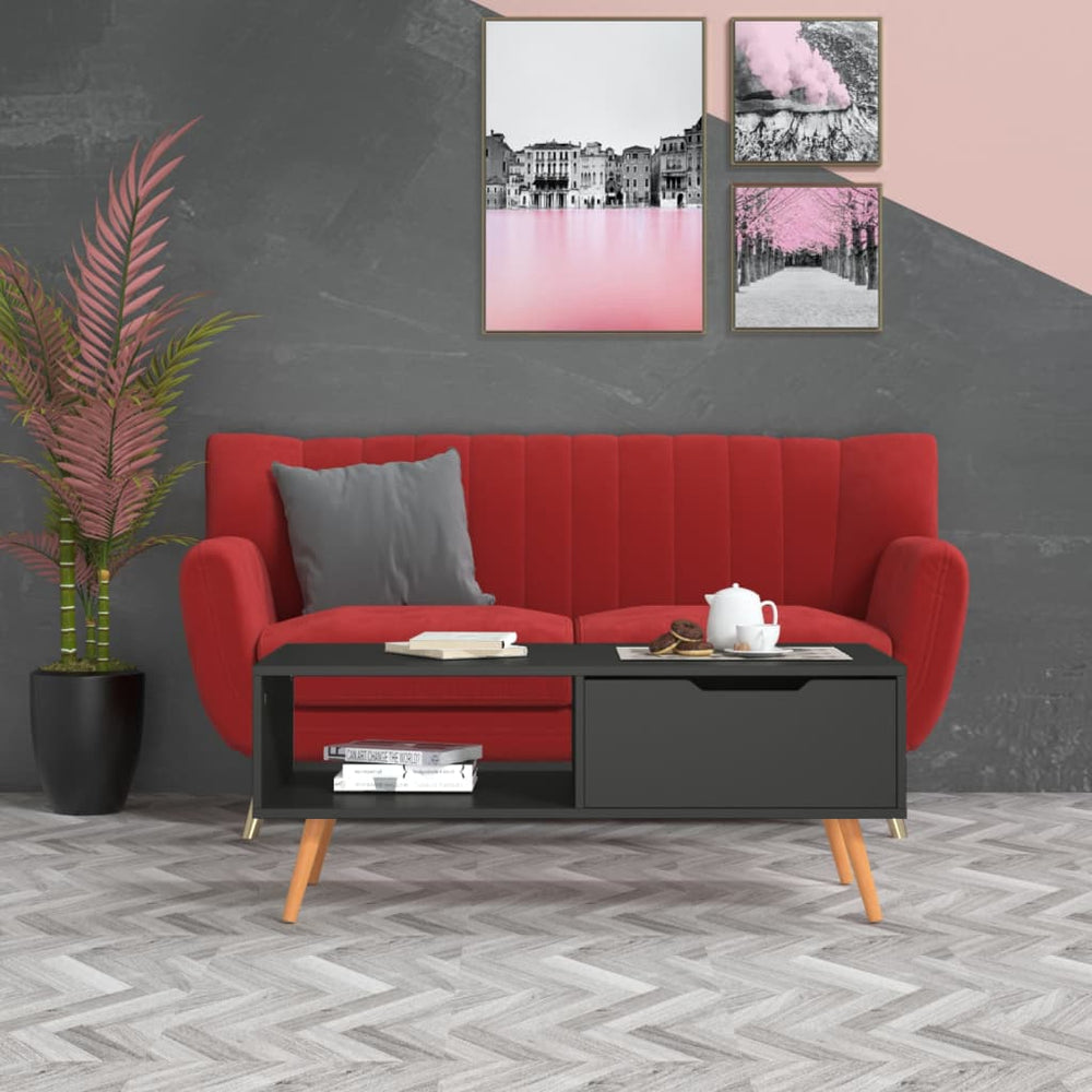vidaXL Coffee Table Chipboard Home Side Couch Table Furniture Multi Colors