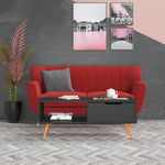 vidaXL Coffee Table Chipboard Home Side Couch Table Furniture Multi Colors