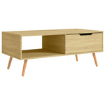 vidaXL Coffee Table Chipboard Home Side Couch Table Furniture Multi Colors