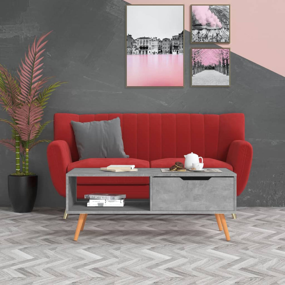 vidaXL Coffee Table Chipboard Home Side Couch Table Furniture Multi Colors