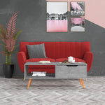 vidaXL Coffee Table Chipboard Home Side Couch Table Furniture Multi Colors