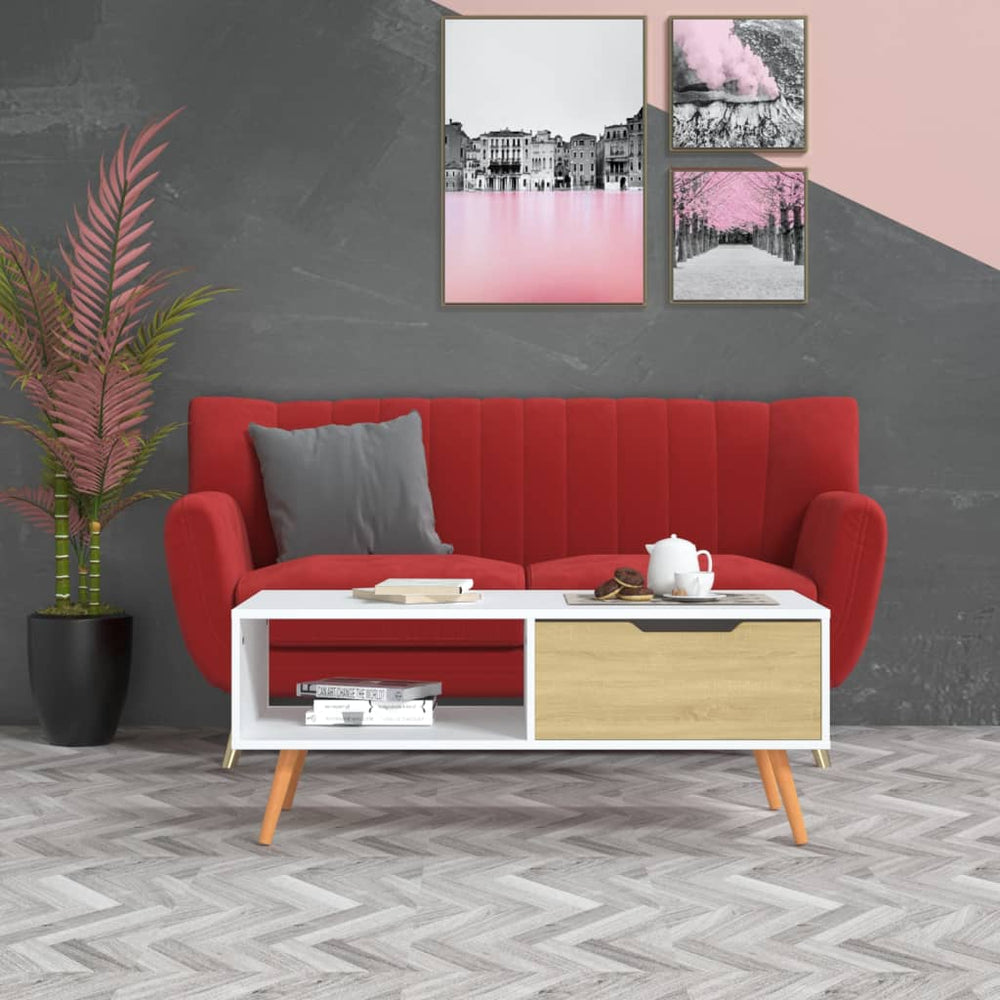 vidaXL Coffee Table Chipboard Home Side Couch Table Furniture Multi Colors