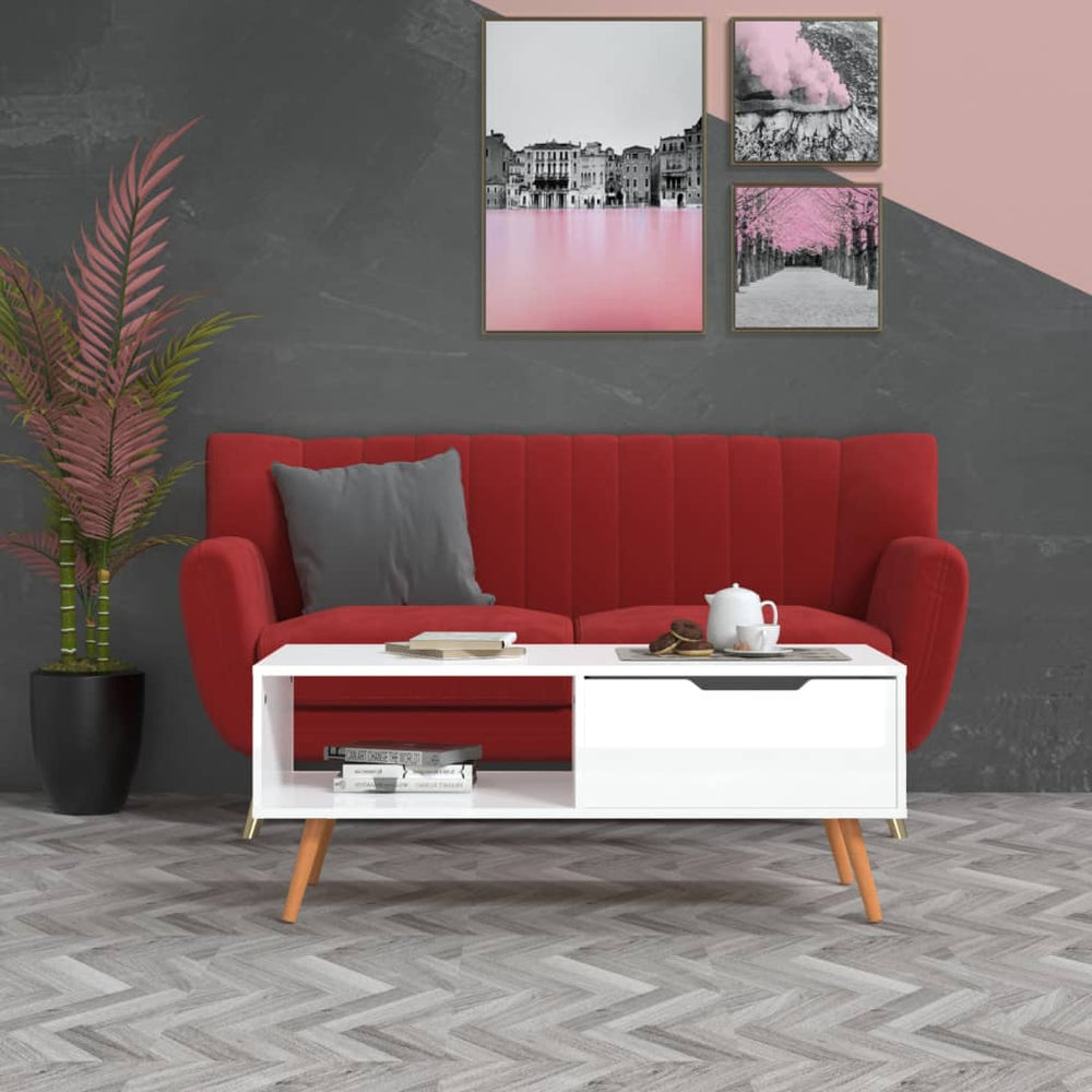 vidaXL Coffee Table Chipboard Home Side Couch Table Furniture Multi Colors