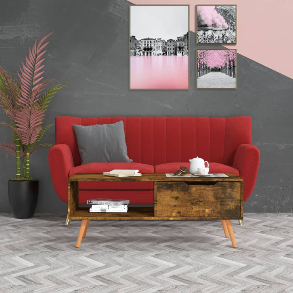 vidaXL Coffee Table Chipboard Home Side Couch Table Furniture Multi Colors
