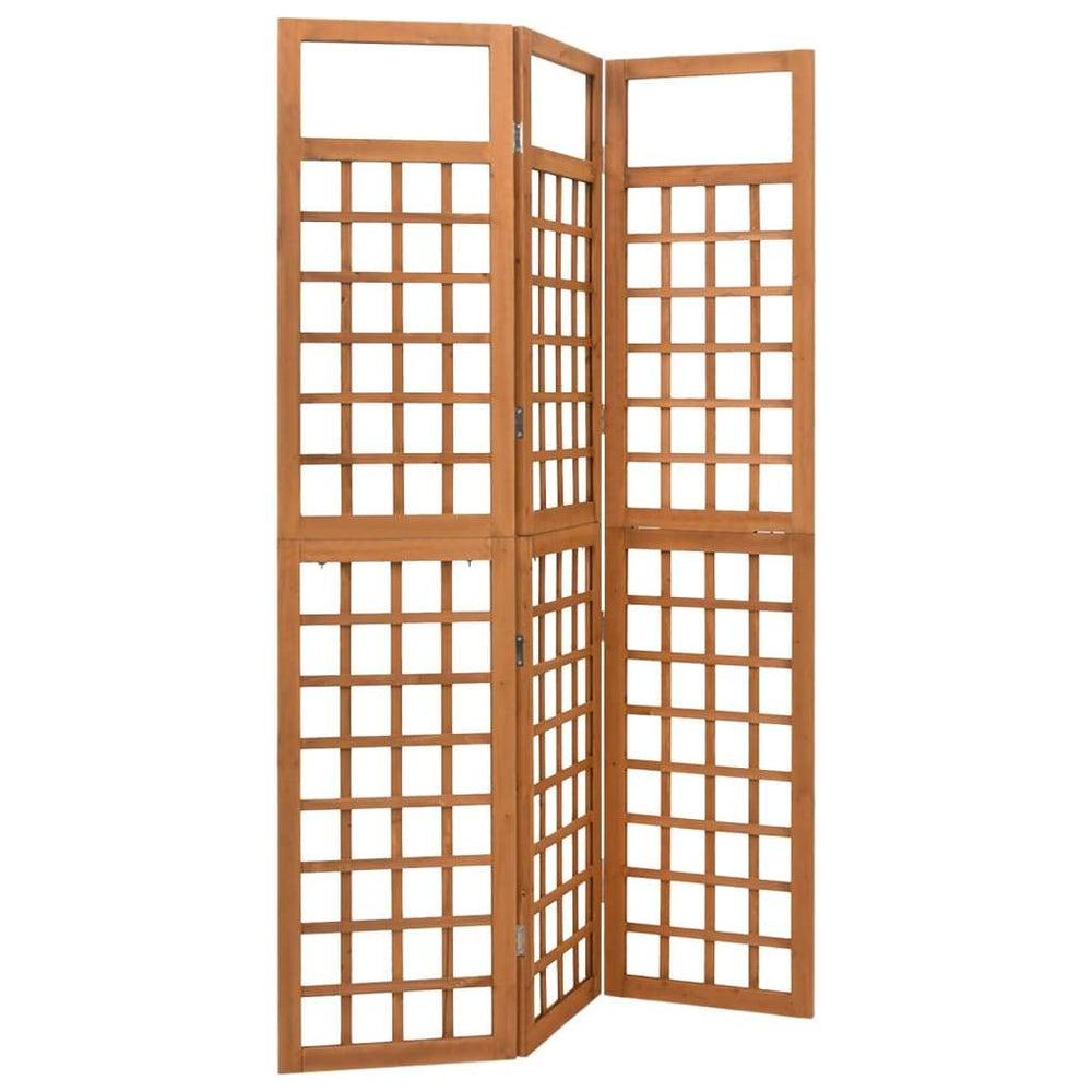 vidaXL Solid Fir Wood 6-Panel Room Divider/Trellis Screen Multi Colors/Sizes