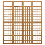 vidaXL Solid Fir Wood 6-Panel Room Divider/Trellis Screen Multi Colors/Sizes