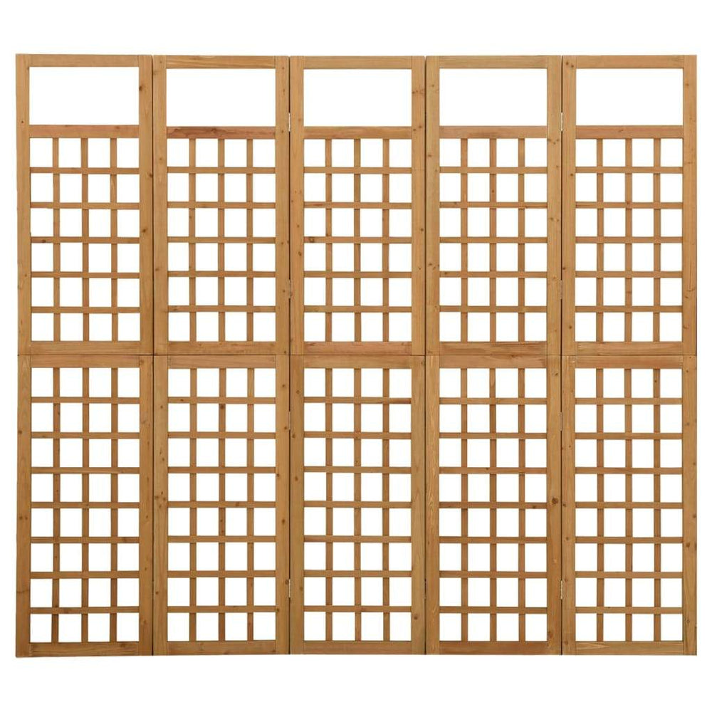 vidaXL Solid Fir Wood 6-Panel Room Divider/Trellis Screen Multi Colors/Sizes