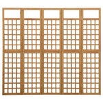 vidaXL Solid Fir Wood 6-Panel Room Divider/Trellis Screen Multi Colors/Sizes