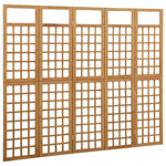 vidaXL Solid Fir Wood 6-Panel Room Divider/Trellis Screen Multi Colors/Sizes