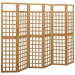 vidaXL Solid Fir Wood 6-Panel Room Divider/Trellis Screen Multi Colors/Sizes