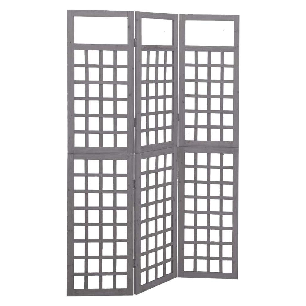 vidaXL Solid Fir Wood 6-Panel Room Divider/Trellis Screen Multi Colors/Sizes