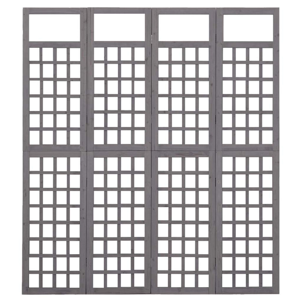 vidaXL Solid Fir Wood 6-Panel Room Divider/Trellis Screen Multi Colors/Sizes