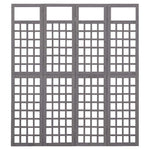 vidaXL Solid Fir Wood 6-Panel Room Divider/Trellis Screen Multi Colors/Sizes