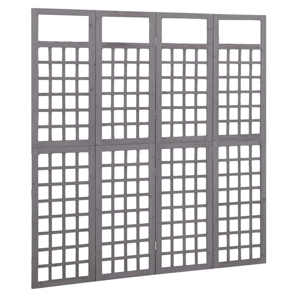 vidaXL Solid Fir Wood 6-Panel Room Divider/Trellis Screen Multi Colors/Sizes
