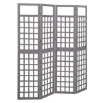 vidaXL Solid Fir Wood 6-Panel Room Divider/Trellis Screen Multi Colors/Sizes