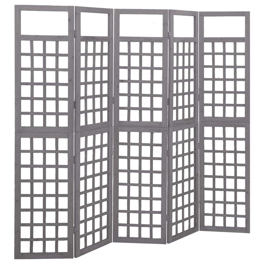 vidaXL Solid Fir Wood 6-Panel Room Divider/Trellis Screen Multi Colors/Sizes