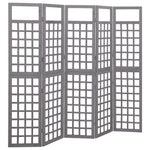 vidaXL Solid Fir Wood 6-Panel Room Divider/Trellis Screen Multi Colors/Sizes