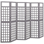 vidaXL Solid Fir Wood 6-Panel Room Divider/Trellis Screen Multi Colors/Sizes