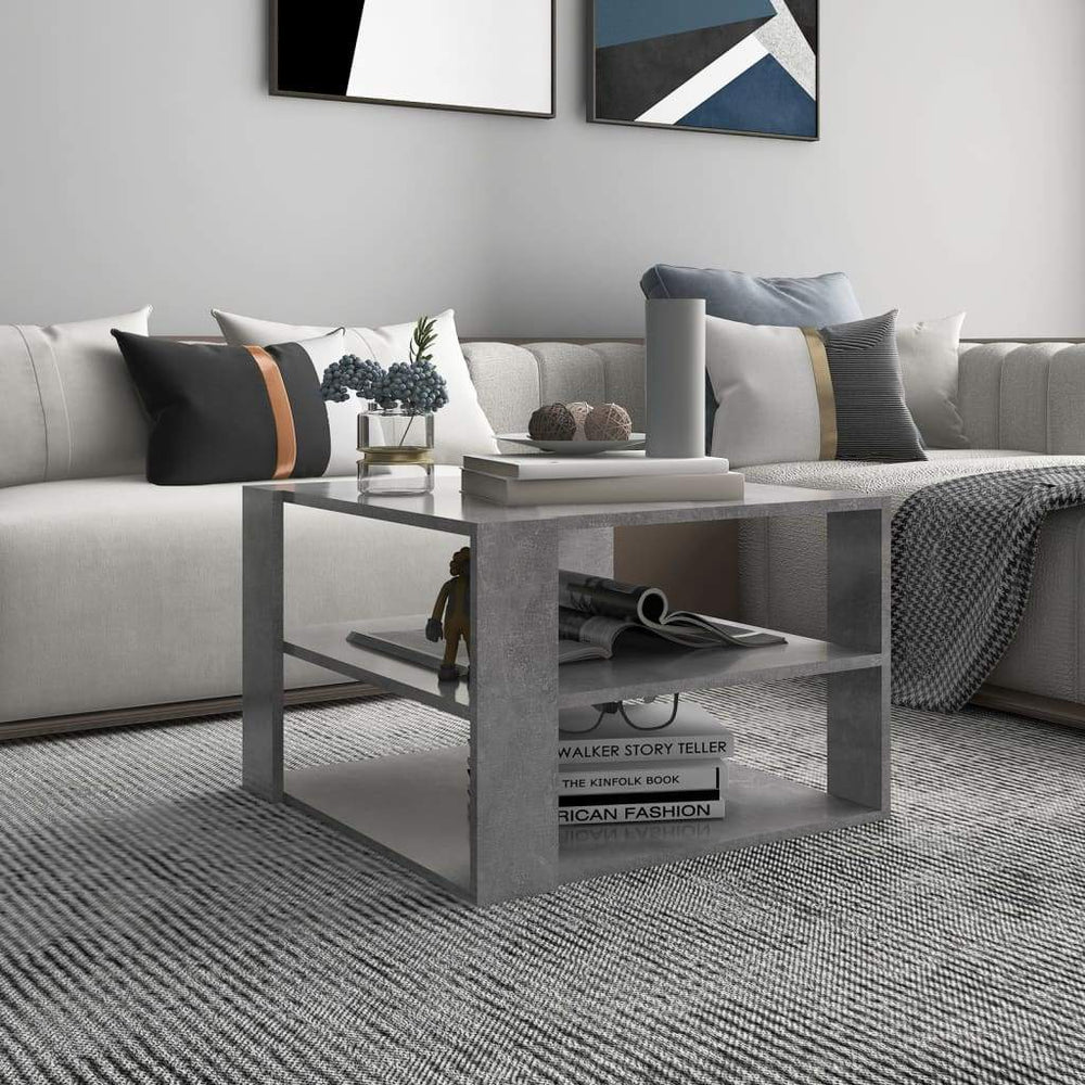 vidaXL Coffee Table Chipboard Couch Tables Side Centre Tables Multi Colors
