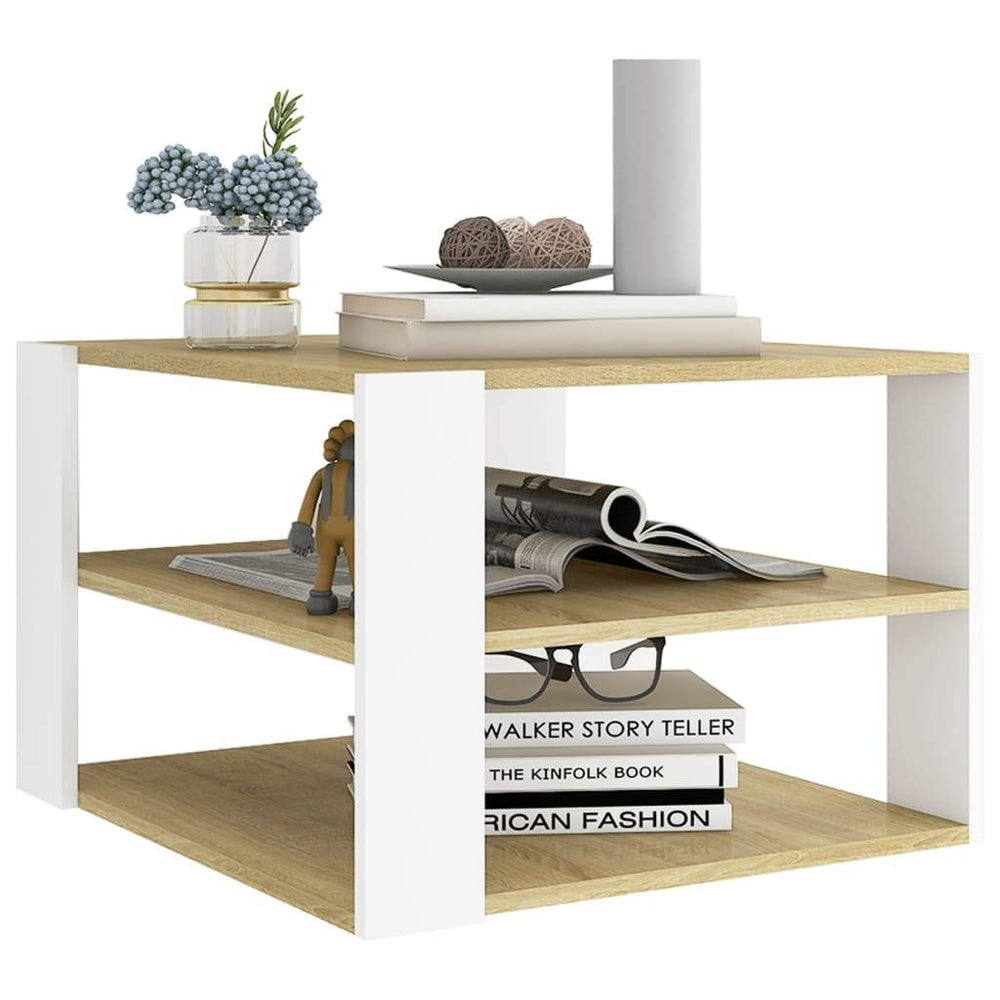vidaXL Coffee Table Chipboard Couch Tables Side Centre Tables Multi Colors