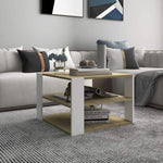 vidaXL Coffee Table Chipboard Couch Tables Side Centre Tables Multi Colors