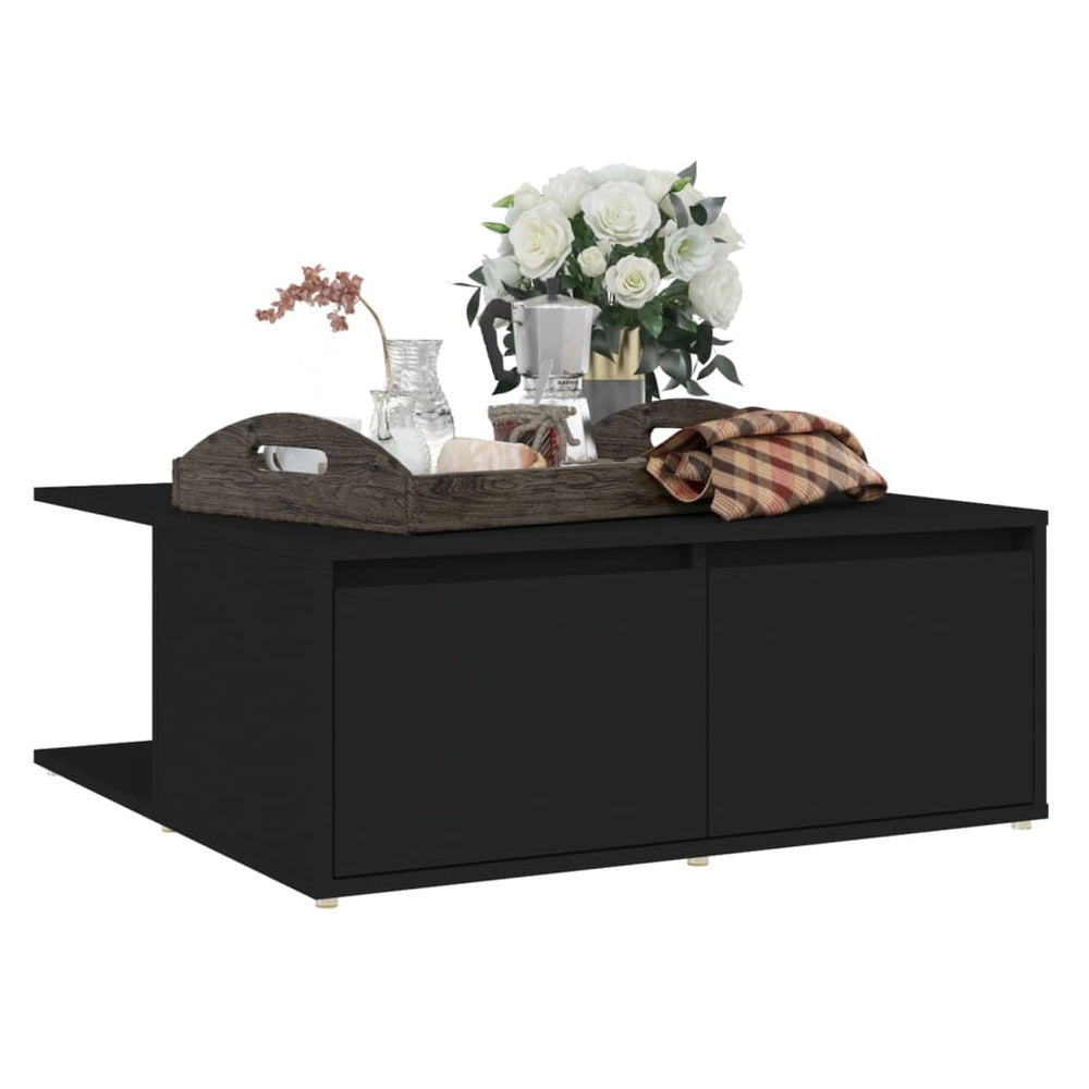 vidaXL Coffee Table Couch Side Accent Center Table Chipboard Multi Colors