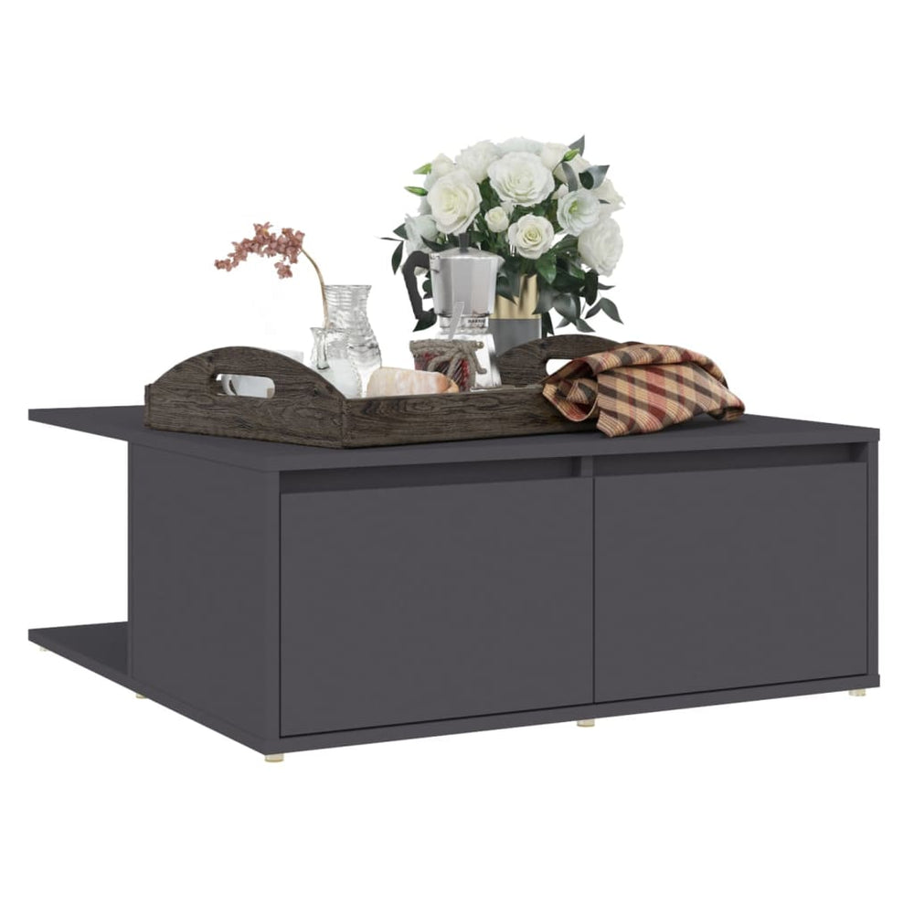 vidaXL Coffee Table Couch Side Accent Center Table Chipboard Multi Colors
