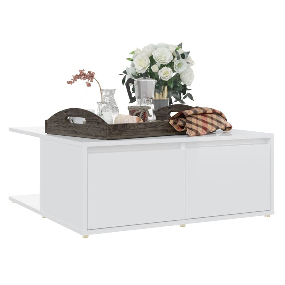 vidaXL Coffee Table Couch Side Accent Center Table Chipboard Multi Colors