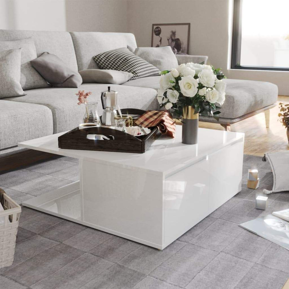 vidaXL Coffee Table Couch Side Accent Center Table Chipboard Multi Colors