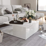 vidaXL Coffee Table Couch Side Accent Center Table Chipboard Multi Colors