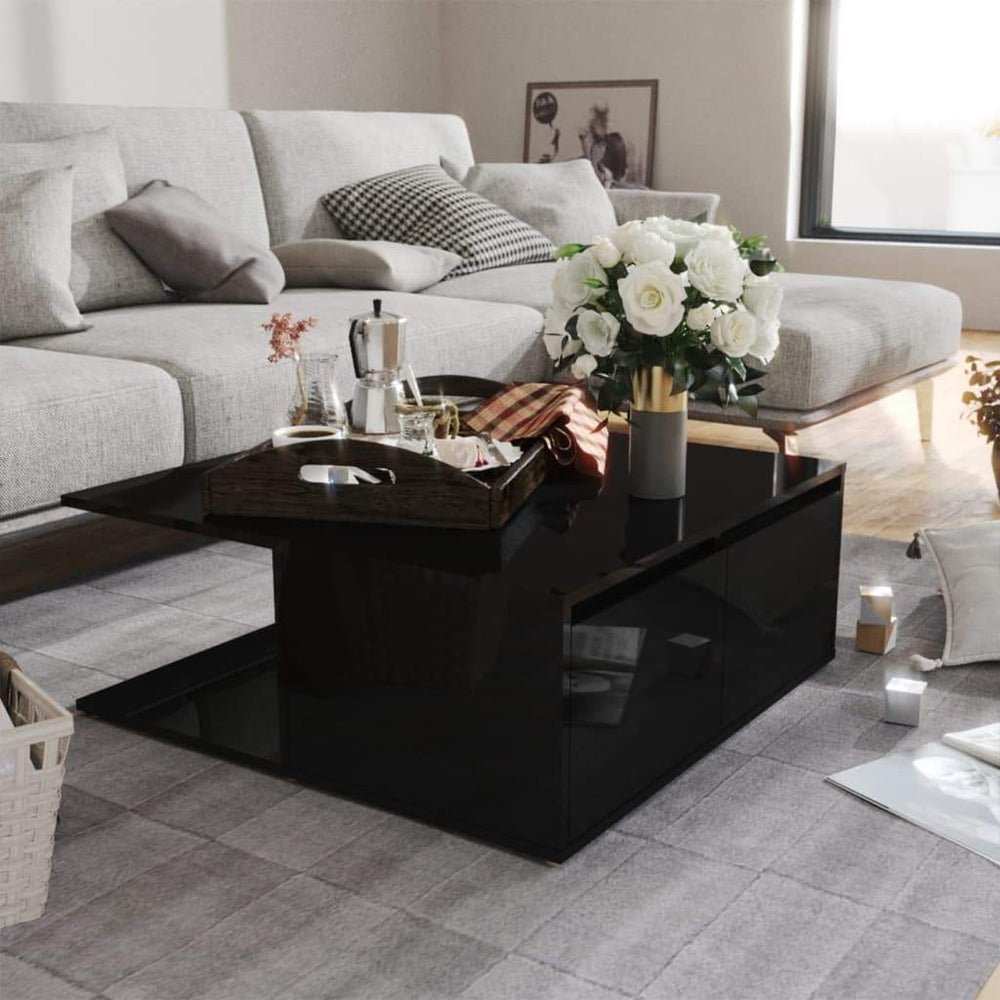 vidaXL Coffee Table Couch Side Accent Center Table Chipboard Multi Colors