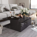 vidaXL Coffee Table Couch Side Accent Center Table Chipboard Multi Colors