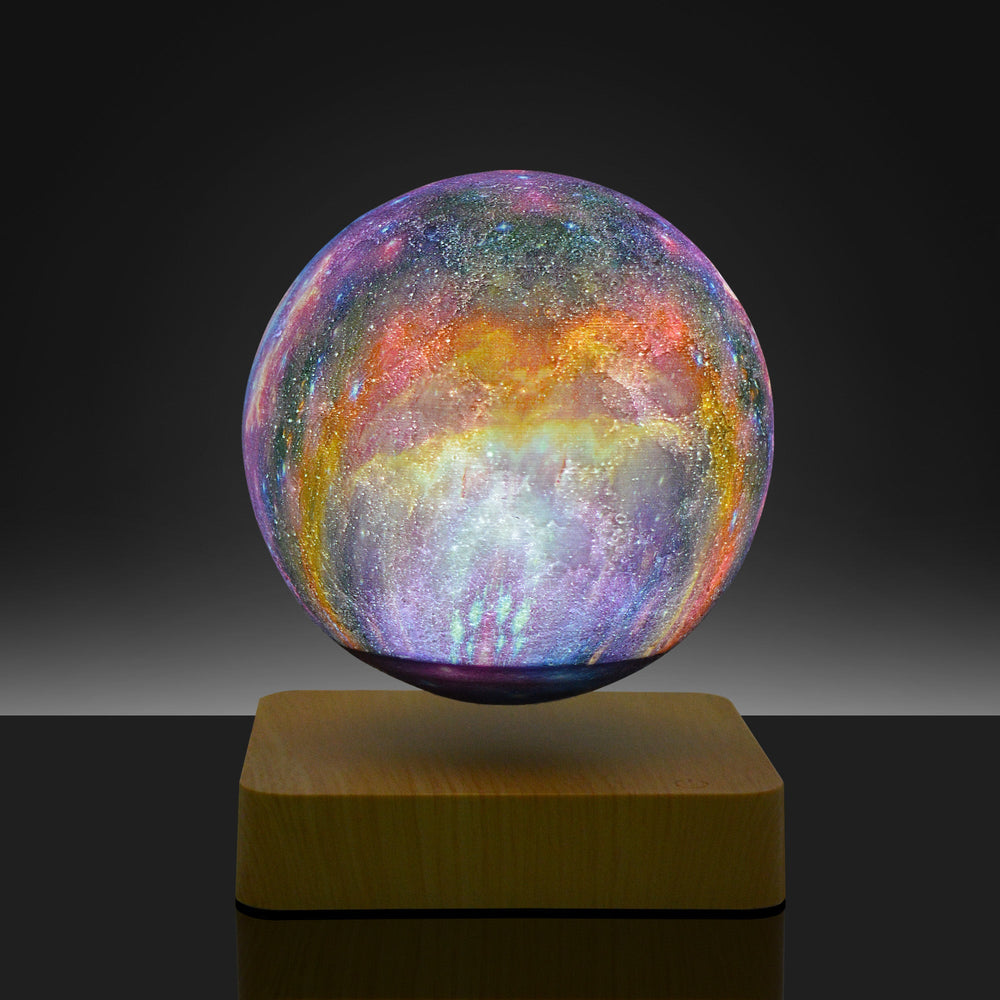 Magnetic Levitation Galaxy Lamp