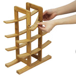 Oceanstar 12-Bottle Natural Bamboo Wine Rack WR1149