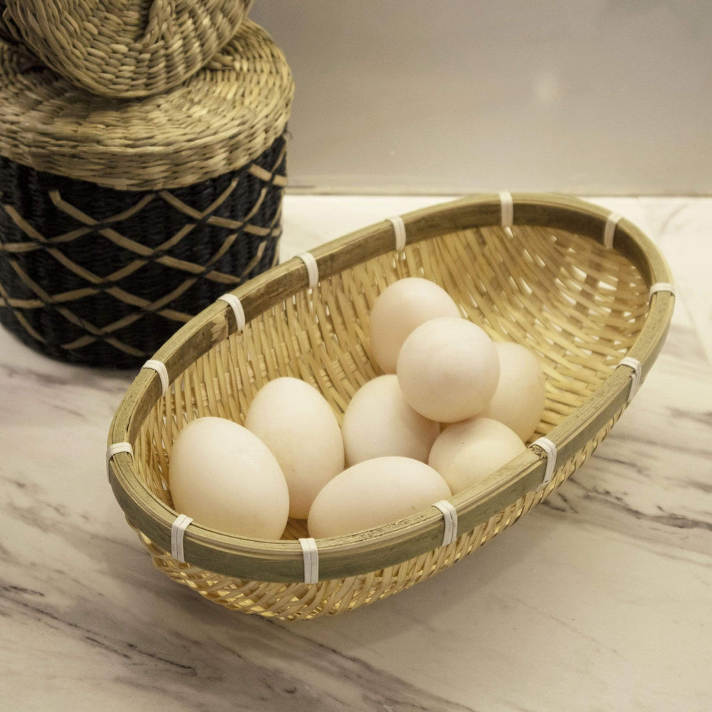 Wicker Wire Fruit Storage Basket | Decorative Fruit Bowl for Bread Fruit Snacks Candy and Dining Table