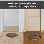Oval Woven Doormat | Natural Seagrass Entrance Rug for Patio, Front Door, Indoor.