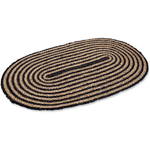Oval Woven Doormat | Natural Seagrass Entrance Rug for Patio, Front Door, Indoor.